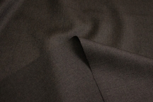 Итальянская костюмная шерсть-фланель шоколад
