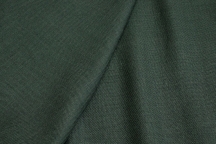 Итальянская костюмная шерсть изумрудно-зелёная