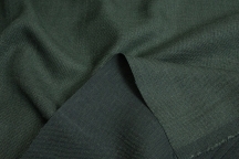 Итальянская костюмная шерсть изумрудно-зелёная