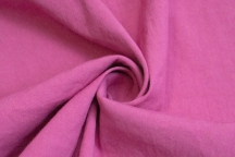 Итальянский смесовый лен фуксия