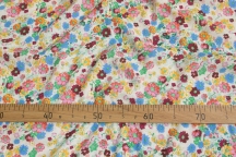 Блузочно-плательная креповая вискоза луговые цветы Блузочно-плательная креповая вискоза луговые цветы