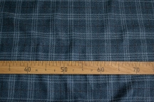 Итальянская костюмная шерсть лазурная клетка