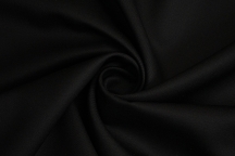 Итальянская плотная костюмная шерсть черного цвета