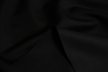 Итальянская плотная костюмная шерсть черного цвета