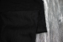 Medium Weight linen with Viscose Stone Washed black