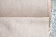 Лён костюмно-плательный бежево-розовый c эффектом мятости Лён костюмно-плательный бежево-розовый c эффектом мятости