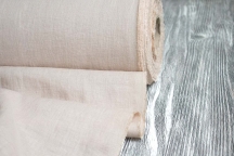 Лён костюмно-плательный бежево-розовый c эффектом мятости Лён костюмно-плательный бежево-розовый c эффектом мятости