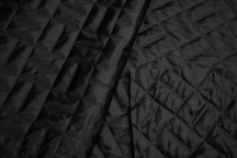 Курточная стёганая ткань waterproof черный