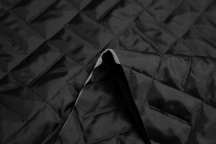 Курточная стёганая ткань waterproof черный