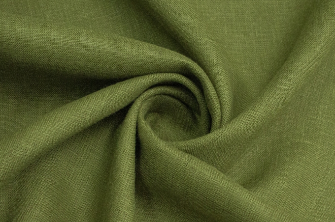 Лён костюмно-плательный травяной 4С33