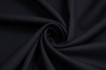 Итальянская костюмная шерсть тёмно-синяя мелкофактурная G27-07