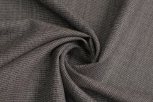 Итальянская костюмная жаккардовая шерсть светло-коричневая