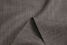 Итальянская костюмная жаккардовая шерсть светло-коричневая