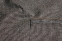 Итальянская костюмная жаккардовая шерсть светло-коричневая