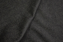 Итальянская костюмная шерсть-фланель графитовый меланж