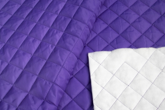 Курточная стёганая ткань waterproof вери пери