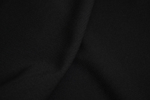 Итальянская костюмная шерсть с эластаном черная