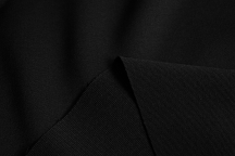 Итальянская костюмная шерсть с эластаном черная