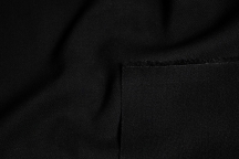 Итальянская костюмная шерсть с эластаном черная