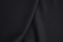 Итальянская жаккардовая шерсть с отливом тёмно-синяя A15