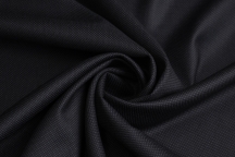 Итальянская жаккардовая шерсть с отливом тёмно-синяя A15