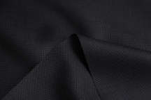 Итальянская жаккардовая шерсть с отливом тёмно-синяя A15