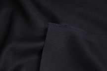 Итальянская жаккардовая шерсть с отливом тёмно-синяя A15