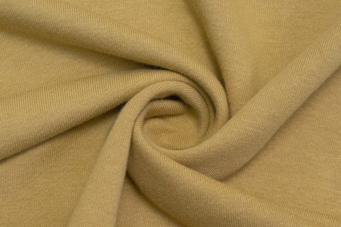 Трикотаж футер 3-х нитка петельный Горчица