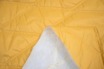 Курточная стёганая ткань waterproof желтый