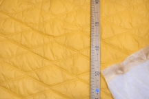 Курточная стёганая ткань waterproof желтый