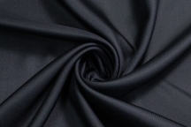 Натуральный шёлк-твил темно-синий