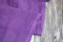 Лён с вискозой плательный фиолетовый с эффектом мятости