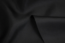 Натуральный шёлк-твил черный
