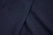 Итальянская тонкая "холодная" плательно-блузочная шерсть синий