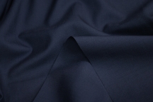 Итальянская тонкая "холодная" плательно-блузочная шерсть синий