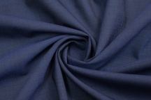 Итальянская эластичная костюмная меланжевая шерсть синяя