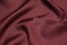 Натуральный шёлк-твил бордовый