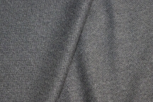 Итальянская костюмная шерсть-фланель серая