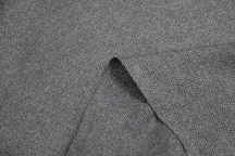 Итальянская костюмная шерсть-фланель серая