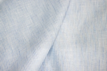 Lightweight Linen white, blue stripe