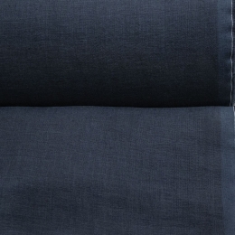 Medium Weight Linen Stone Washed dark blue