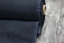 Medium Weight Linen Stone Washed dark blue
