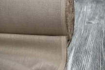 Heavy Weight Linen Fabric brown coffee