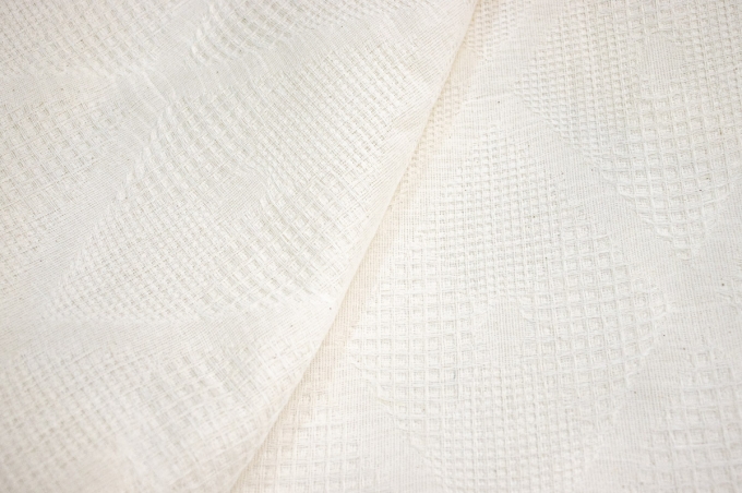 Drapery, Plaid Linen Fabric 17С183