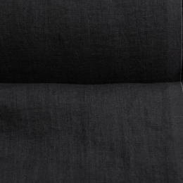 Light Weight Linen Stone Washed black