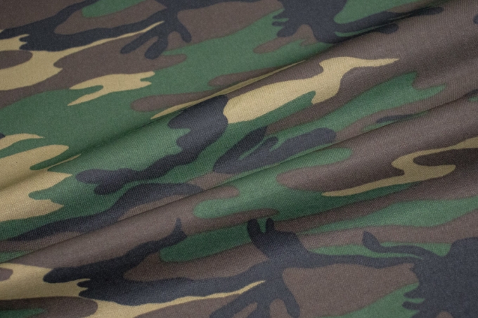 Fabric for workwear and outdoor furniture camouflage GRETA