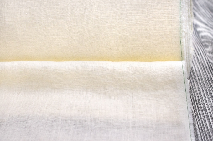 Medium Weight Linen Stone Washed ecru