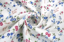 Linen Floral Fabric 06C226
