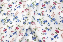 Linen Floral Fabric 06C226