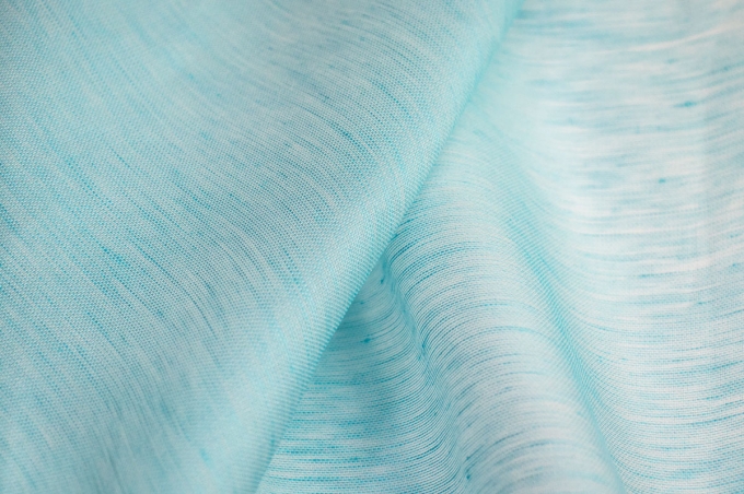 MARNI Шёлк со льном бирюзовый